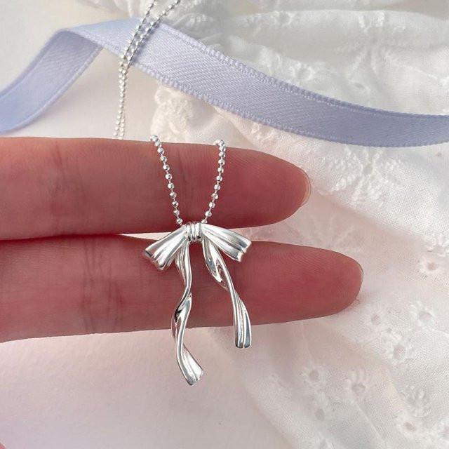 Lucky Star Jewelry Halskette Bandschleife, Edelstahl, Damen - Bild 1