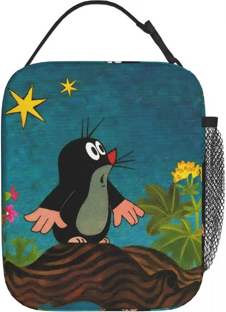 The Little Mole Isolierte Lunchtasche mit Cartoon-Design, auslaufsicher, Mehrfarbig, B: 26,0 cm, H: 21,0 cm - Bild 1