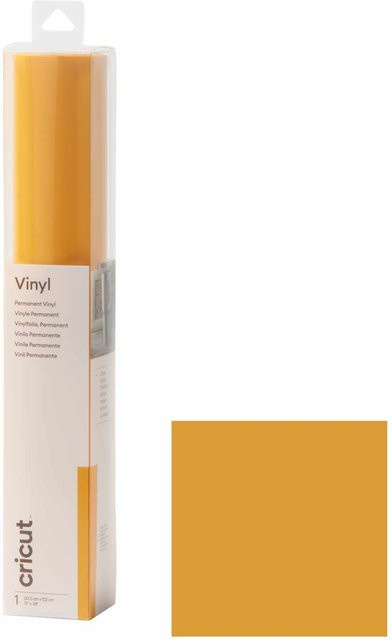 Cricut Premium Vinyl Permanent Gelb 30,5 x 122 cm - Bild 1