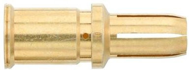 HARTING Crimpkontakt 09112006233 aus Messing mit Goldbeschichtung - Bild 1
