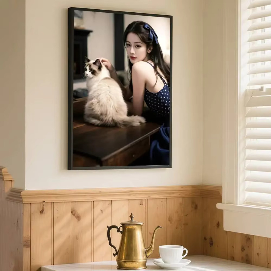 KAYOU Wandposter Dilraba Dilmurat selbstklebender wasserfester Kunstdruckaufkleber Mehrfarbig - Bild 4