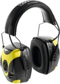 Honeywell Impact Pro Kapselgehörschutz mit All-in-One-Steuerung und Audioeingang in Schwarz, Dämpfung 32 dB, EN 352 - Bild 1