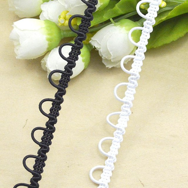 Spitzenbänder Set in Weiß, Schwarz und Silber für DIY-Projekte und Hochzeiten, 5m pro Packung - Bild 1