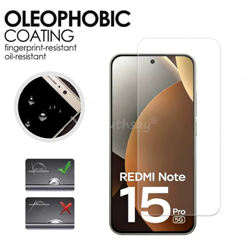 Xiaomi Redmi Note 15 Pro 5G Panzerglas Schutzfolie Transparent Anti-Scratch Gehärtetes Glas - Bild 2