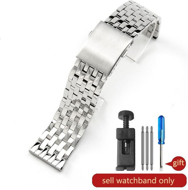 Diesel Uhrenarmband Edelstahl, Silber, Herren, 24mm - Bild 1