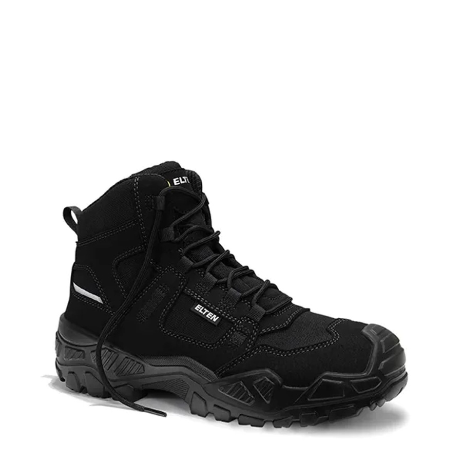 Elten Sicherheitsschnürstiefel Mike Mid ESD S3 in Schwarz, Größe 40 - Bild 2