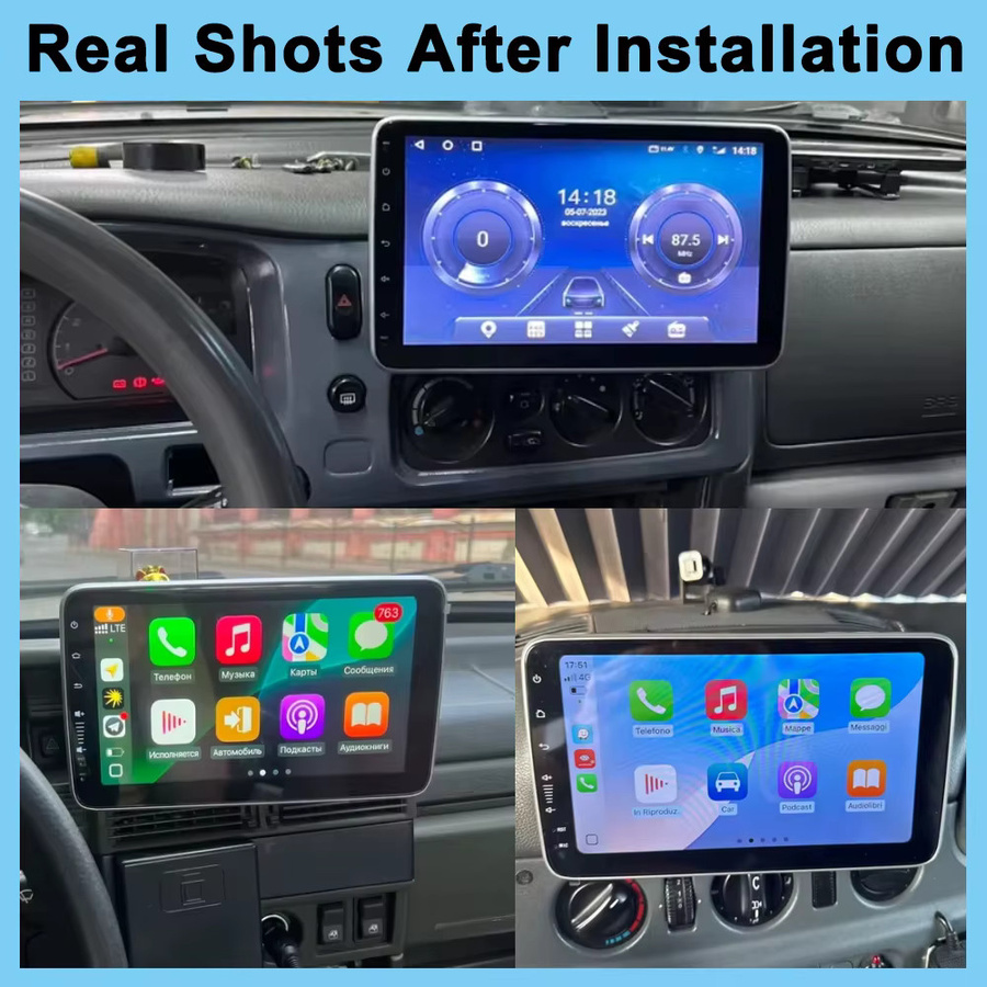 FengShiDa Universal Drehbares Autoradio mit Android 16, 10,1 Zoll Multimedia-Player inklusive Carplay, GPS-Navigation, Bluetooth und WIFI in Schwarz - Bild 3