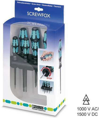 Phoenix Contact SF-SL/PH SET VDE Schraubendreher-Set 6-teilig mit Schlitz und Kreuzschlitz Phillips in Multicolor - Bild 1