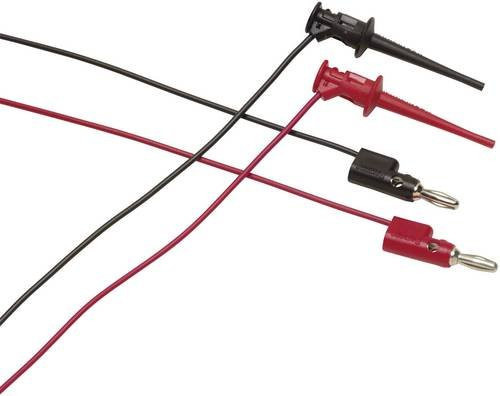 Fluke TL950 Messleitungs-Set mit Abgreifklemmen und 4mm Bananensteckern, Länge: 0,90 m, Farben: Rot und Schwarz - Bild 1
