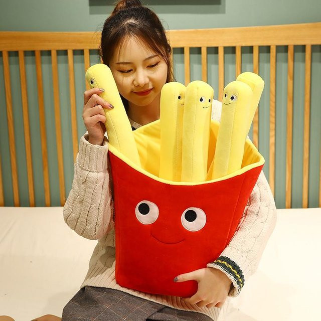 Binchi Fitness Lächeln Pommes Frites Plüschtier, ab 14 Jahre - Bild 1