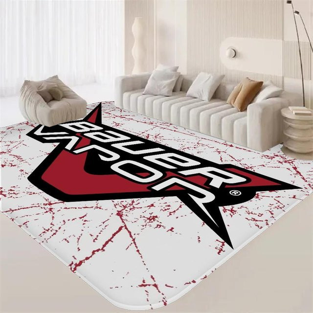 B-Bauer Hockey Bodenmatte Rechteck, Rutschfest und Waschbar, Multicolour, B/T: 60 x 40 cm - Bild 1