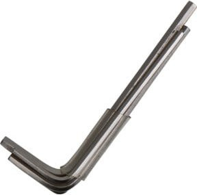 KS Tools Innensechskant-Winkelstiftschlüssel-Satz, 4-teilig, Silber - Bild 1