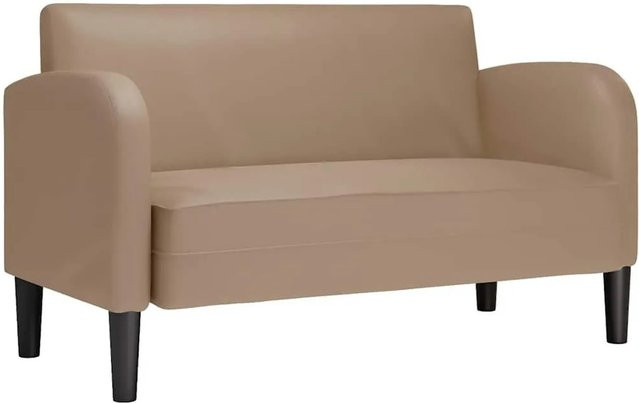 vidaXL Zweisitzer-Sofa in Cappuccino-Braun aus Kunstleder für dein Wohnzimmer - Bild 1