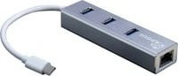 ARGUS Dockingstation IT-410-S in Silber mit USB-C, USB-A und Ethernet/LAN - Bild 1
