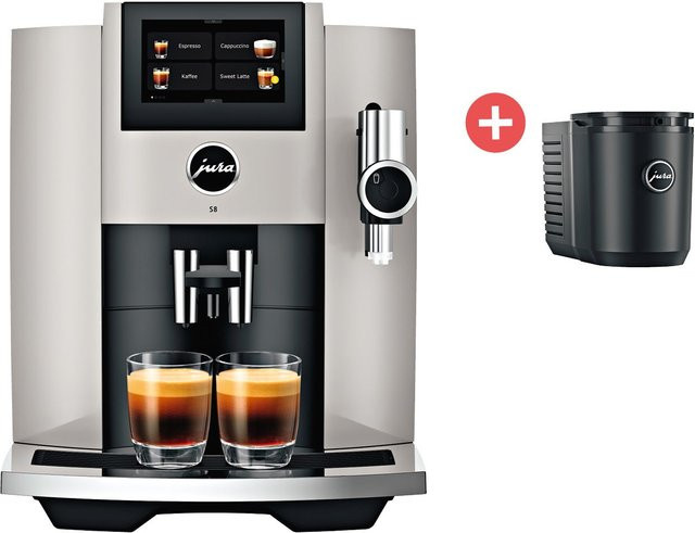 JURA Kaffeevollautomat S8 Platin Silver inklusive JURA Cool Control Milchbehälter 0,6 l - Bild 1