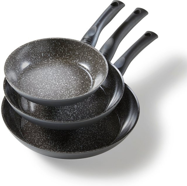 STONELINE CERAMIC 3-teiliges Keramik Pfannen-Set mit den Durchmessern 20 cm, 24 cm und 28 cm - Bild 1