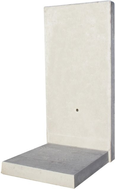 Diephaus L-Stein bewehrt Beton Grau B: 155 cm, T: 100 cm, H: 85 cm, Breite: 12 cm - Bild 1