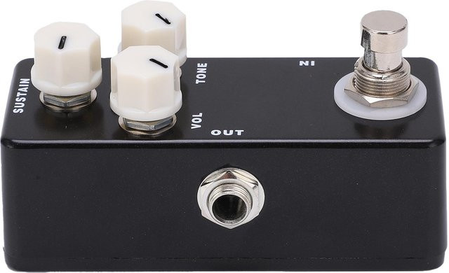 Fishine Mini Muff Fuzz Gitarren-Effektpedal mit True Bypass in Schwarz - Bild 1