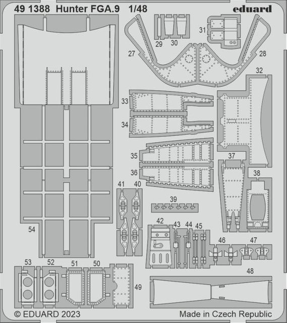 Airfix Hunter FGA.9, Modellbau, 1:48 - Bild 1