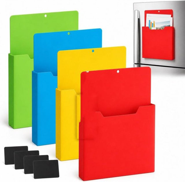 Magnetischer A4-Aktenhalter und Organizer von ElectroCN in Multicolour aus Kunststoff - Bild 1