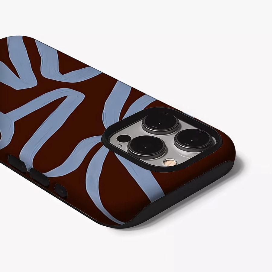 MOCHA RIBBON Robuste Handyhülle für iPhone 17 16 15 14 13 Pro Max Plus mit Magnetfunktion, braun - Bild 2