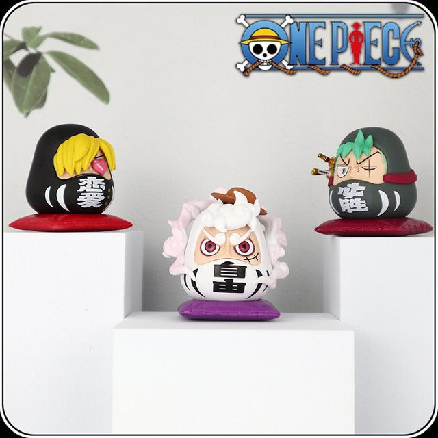 Bandai One Piece Nika Luffy Zoro Sanji Cos Super Dharma Figurine, Modell Spielzeug, Kunststoff - Bild 1