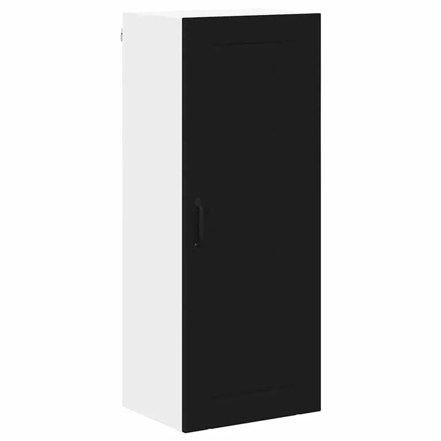 vidaXL Küchenschrank in Schwarz mit Regalfächern und Türen, B/T/H: 40 x 31 x 100 cm - Bild 2