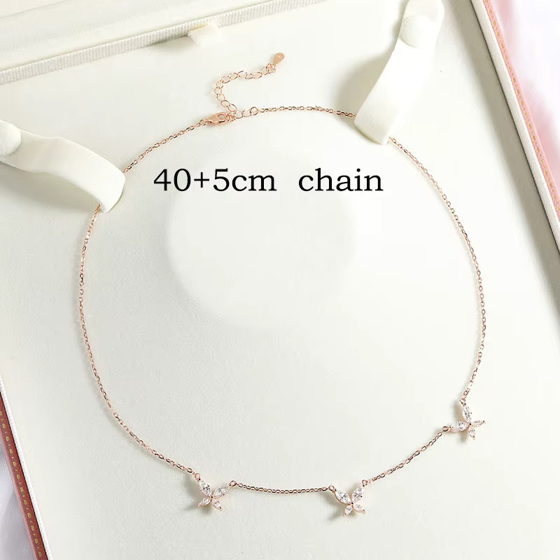 Smyoue Halskettenanhänger Moissanit, 18 Karat vergoldet, 925 Silber, Damen - Bild 3