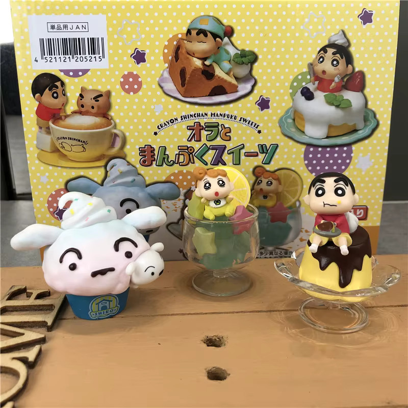 re-ment Crayon Shinchan Blind Box Nachmittagstee Küche, Miniatur Szene, Einzelfigur - Bild 2