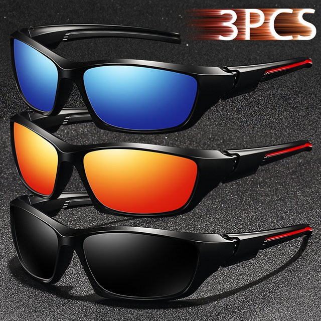 WSZ Sonnenbrille, Unisex, Vollrand, rechteckig, Kunststoff, schwarz - Bild 1