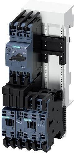 Siemens Verbraucherabzweig 3RA2220-4NH27-0BB4 in Grau mit 28A Nennstrom für 15kW bei 400V und 690V - Bild 1