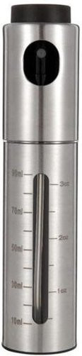 Amusedly Olivenöl-Sprüher aus Glas und Edelstahl in Silber für Öl und Essig - Bild 1