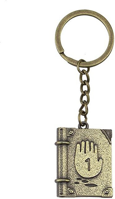 Halskette Anhänger, Metall, Gold, Vintage, Unisex - Bild 1