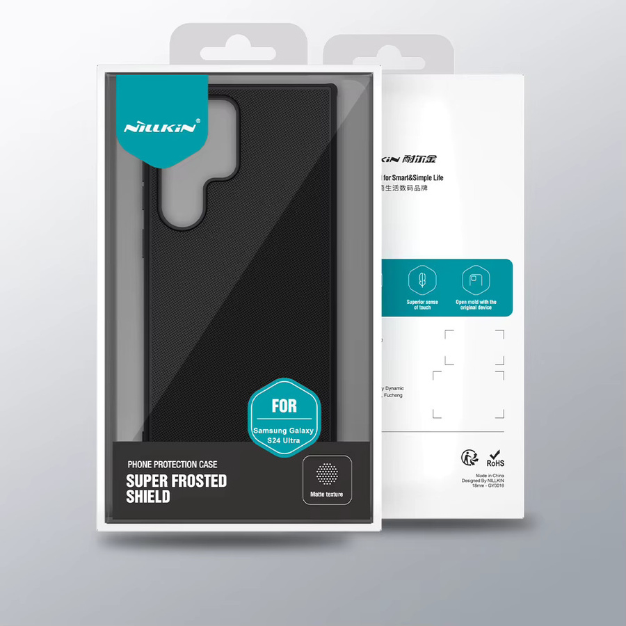 Nillkin Super Frosted Shield Pro Magnetische Handyhülle für Samsung Galaxy S22, S24 FE, S24+, S25 Ultra, S25 Plus in Schwarz - Bild 5
