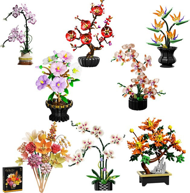 JAKI DIY Blumentopf-Baustein-Set, Modellbausatz, adults - Bild 1