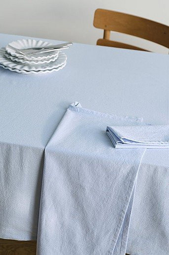 Jotex LINUS Küchentuch Leinen-Mix im 2er-Pack, Blau, B: 50 cm, H: 70 cm - Bild 1