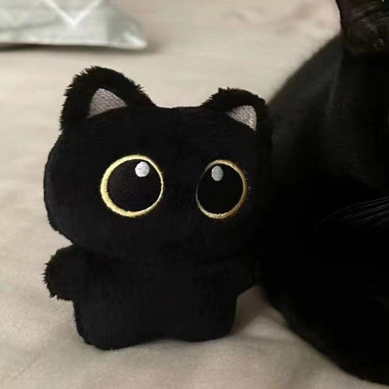 Yiran bag Schwarze Katze Plüschtier Puppe Kuschelkissen 14+ - Bild 2
