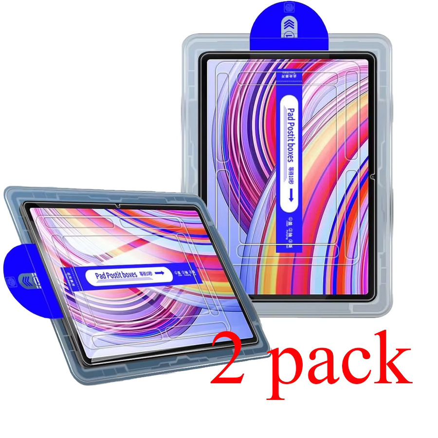 2 Stück Samsung Galaxy Tab Displayschutzfolie aus gehärtetem Glas, transparent, Full Coverage mit One Click Anwendung für Galaxy Tab S10 FE Plus, S6, S7, S8, S9 und S6 Lite - Bild 6