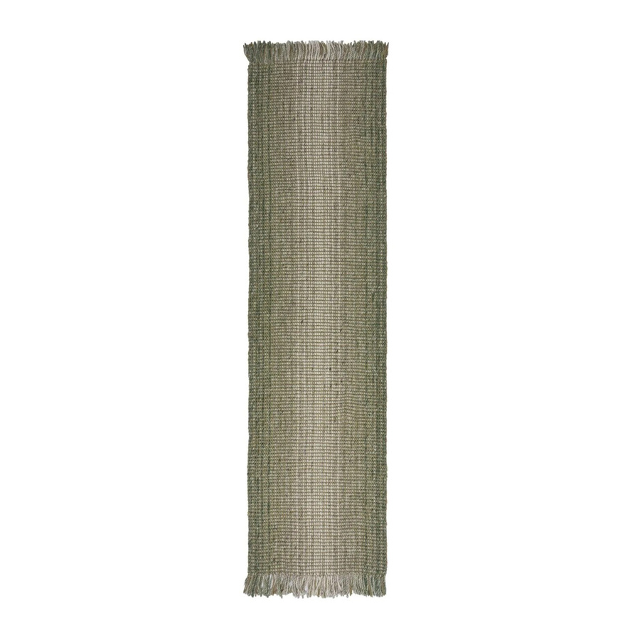 Flair Rugs Kurzflorteppich Jute Ombre Grün B: 60 cm, L: 230 cm - Bild 2