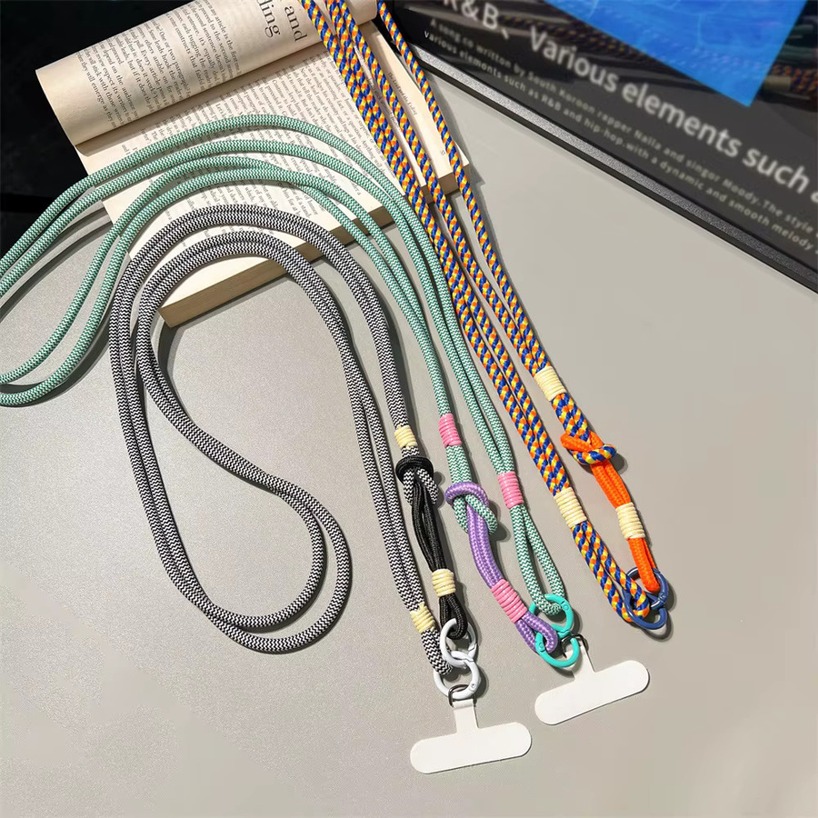 AKABEILA Handy-Umhängeband Personalisiertes Crossbody-Handyband in Multicolour als Trendiges Anti-Verlust-Seil und Schulterriemen mit Befestigungsstück - Bild 3