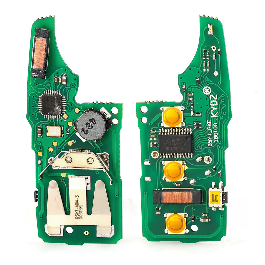 Keyecu Keyless-Go-Funkschlüssel mit 3+1 Tasten, 315 MHz, Schwarz, für Volkswagen Modelle mit Prox, NBG010206T - Bild 4
