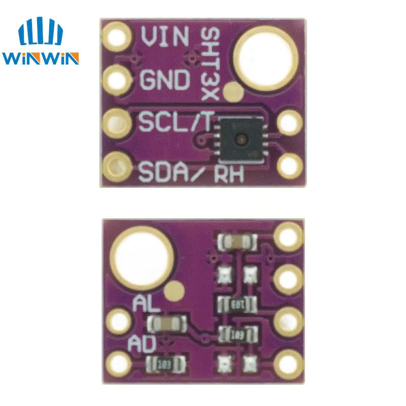 AITEWIN ROBOT SHT31-D Temperatur- und Feuchtigkeitssensor Modul mit I2C Schnittstelle für Arduino in Violett - Bild 3