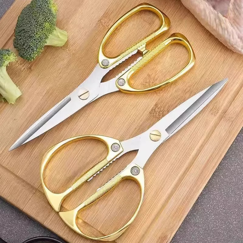 GuanQi Mehrzweck-Küchenschere aus Edelstahl zum Schneiden von Huhn, Ente und Fisch - Bild 3
