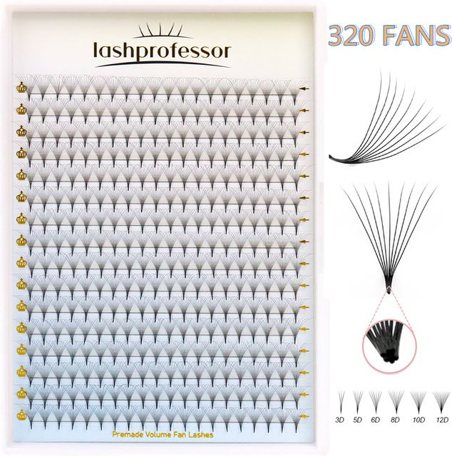 Lashprofessor Wimpernfächer 3D-40D, XL Mega Tray, Unisex - Bild 1