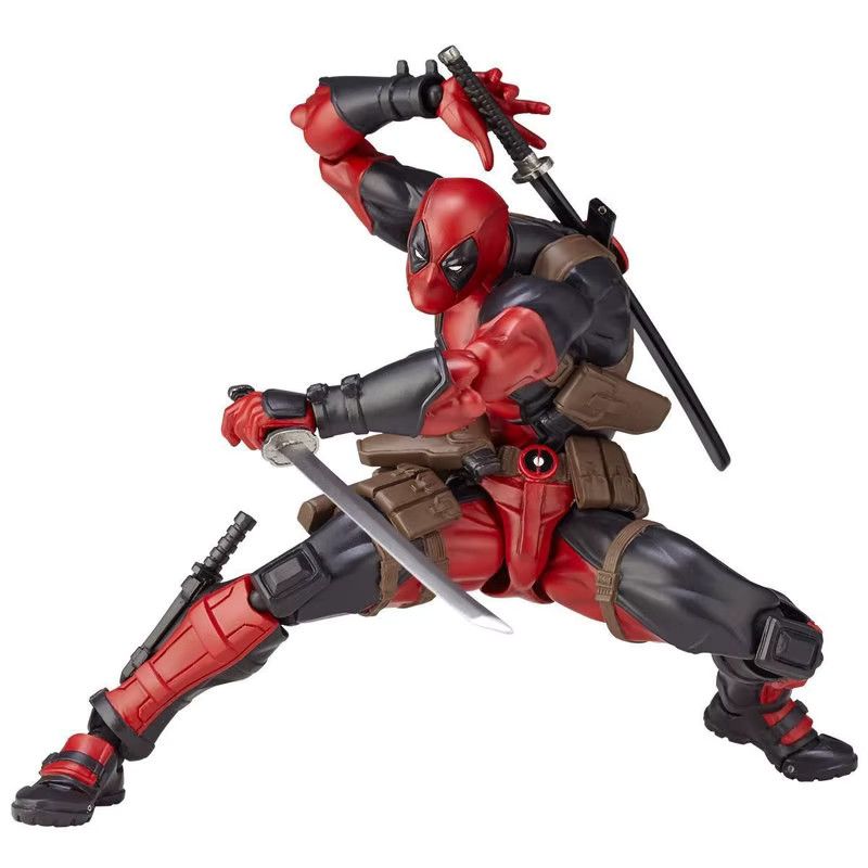 Yamaguchi Deadpool Actionfigur aus PVC in Rot und Schwarz, Höhe: 16 cm - Bild 4