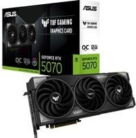 Asus TUF GAMING OC Nvidia GeForce RTX 5070 Grafikkarte, 12GB, Schwarz - Bild 1