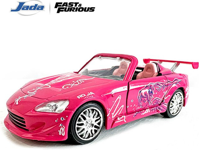 JADA Fast and the Furious Honda S2000, Druckgussmodell, 1:32, Pink - Bild 1