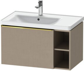 Duravit Waschtischunterschrank D-Neo beige B/T/H: 78,4 x 45,2 x 44,0 cm - Bild 1
