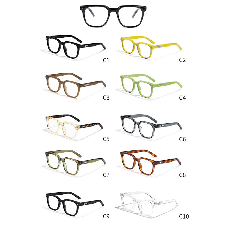HBK Korrektionsbrille, quadratisch, TR90, Vollrand, Herren - Bild 1