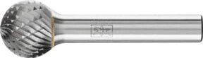 PFERD TOOLS Hartmetall Frässtift Kugel KUD silber, Durchmesser: 16 mm, Schaft-Ø: 8 mm, Z3P universal mittel kreuzverzahnt - Bild 1